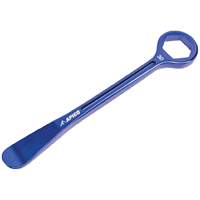 TYRE LEVER & AXLE WRENCH COMBINATION TOOL CNC ALUMINIUM 30MM BLUE